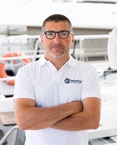Massimiliano Cusimano, captain and founder of SailorOne